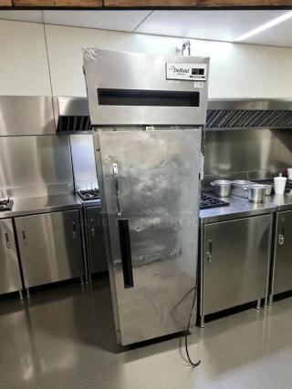 Delfield GSS2TL-8 commercial reach-in refrigerator, premium condition, NSF and UL listed, fully operational, 115V.