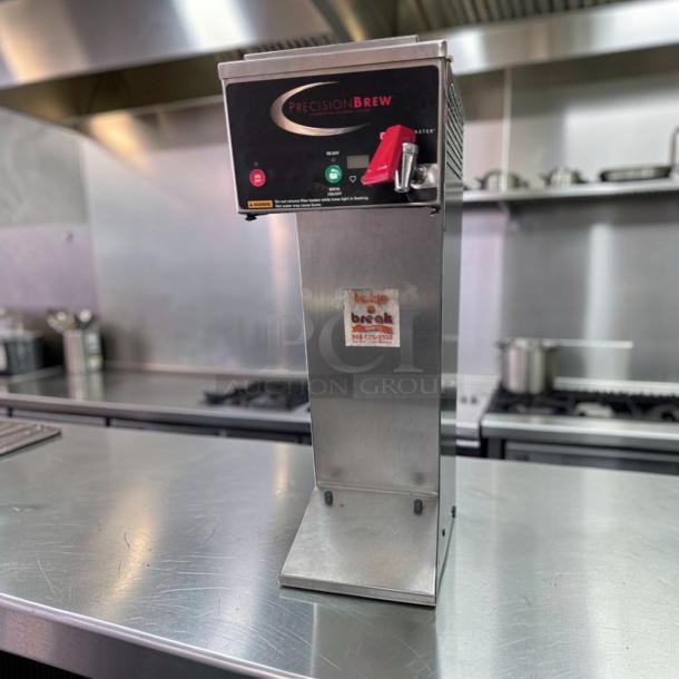 Grindmaster B-SAP PrecisionBrew Coffee Brewer, stainless steel, superb condition, dual airpot, automatic, 120V, fully operational.