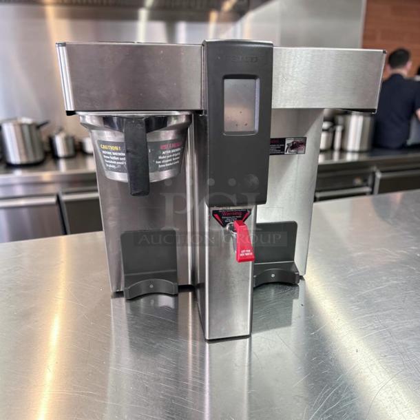 Fetco CBS-2132-XTS Coffee Brewer, stainless steel, high-volume commercial system, fully tested, excellent condition.
