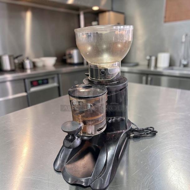 Prime Condition Cunill commercial coffee grinder, heavy-duty espresso model. Made in Spain, fully tested, operational, visible Cunill branding.