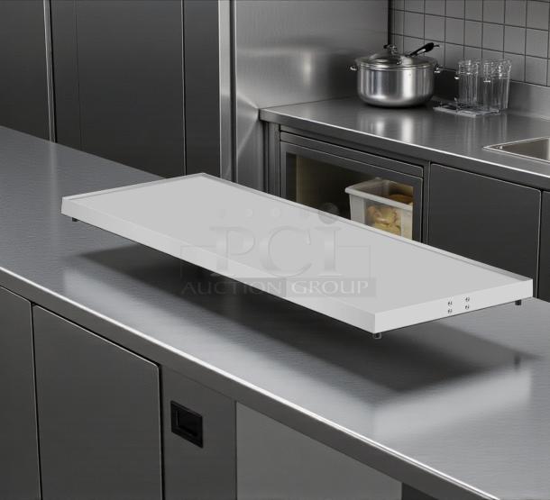 Brand new KoolMore KM-WS60 warming shelf, 60 in. stainless steel, unused, original box, premium condition.