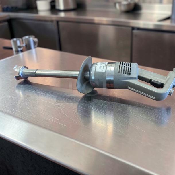 Robot Coupe MP450VV immersion blender, 18" shaft, variable speed, heavy-duty, elite condition, fully tested.