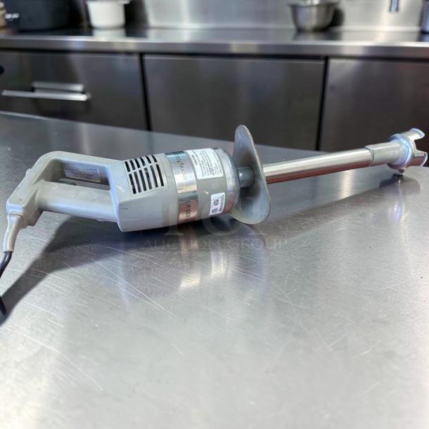 Robot Coupe MP450VV immersion blender, 18" shaft, gray, variable speed, heavy duty, elite condition, fully tested operational.