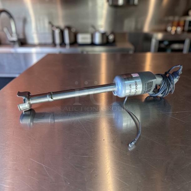 Robot Coupe MP450 Turbo immersion blender, 37" stainless steel shaft, excellent condition, fully tested.