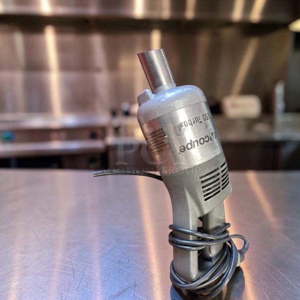 Superior condition Robot Coupe MP450 Turbo immersion blender, 37" stainless steel shaft, tested, heavy duty, operational.