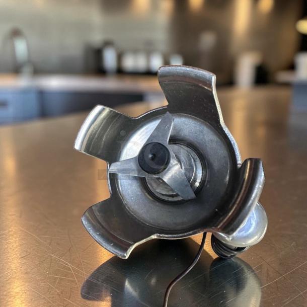 Robot Coupe MP450 Turbo blade, stainless steel, heavy-duty, 37" shaft, superior condition, commercial use.