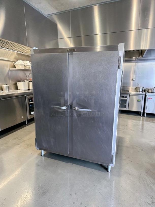 Traulsen G20010 Commercial Refrigerator, 52" stainless steel, double door, prime condition, tested, Traulsen Industries.