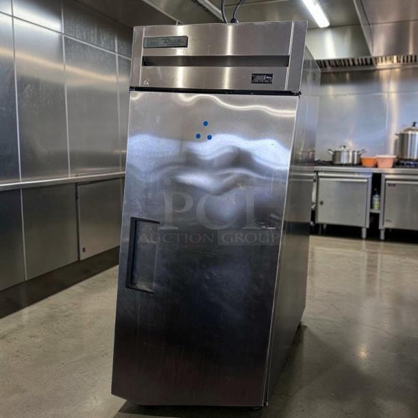 True T-23-HC commercial refrigerator, 27" single door, stainless steel, superior condition, energy efficient, fully tested.
