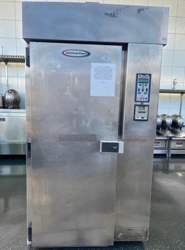 American Panel HurriChill commercial blast chiller, model AMP-L-CHILL-0559, stainless steel, UL listed, fully tested and operational.