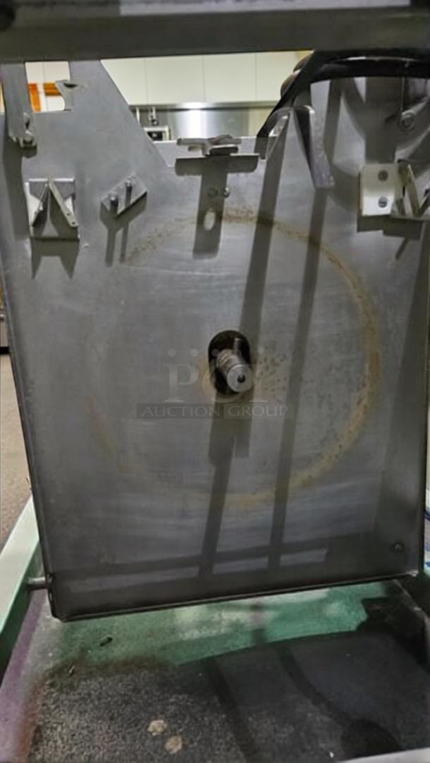 Hobart 5701D commercial meat saw in excellent condition, 500V, 3 phase, UL & NSF listed, fully tested, operational.