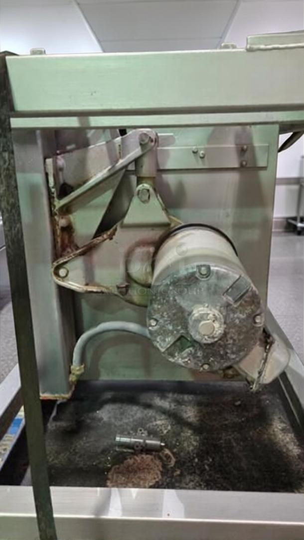 Hobart 5701D commercial meat saw, excellent condition, 500V, 3 phase, UL & NSF listed, fully tested, operational, model HOB-L-MEAT-0558.