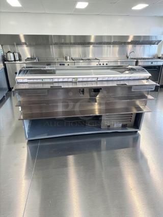 48" Duke Sub-CP-TC48M refrigerated prep table in excellent condition; tested, operational, stainless steel finish.