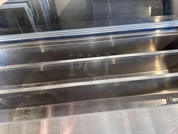 Duke Sub-CP-TC48M 48" prep table, stainless steel, excellent condition, refrigerated, fully tested, Duke Manufacturing Co.