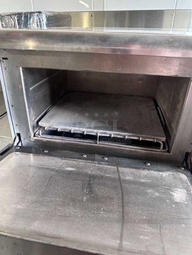 TurboChef Tornado NGC Rapid Cook Oven, premium condition, open interior view, 208-240V, fully tested, UL listed.