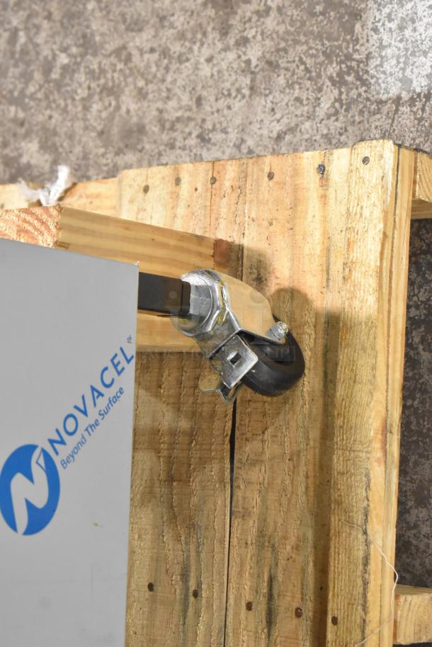 BRAND NEW 2026 Henny Penny 500 Electric Pressure Fryer, scratch and dent, on commercial casters, 220-240V, 1 phase.