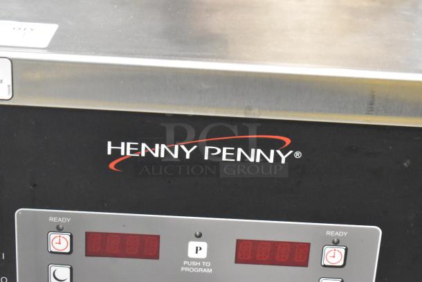 BRAND NEW 2026 Henny Penny 500 commercial electric pressure fryer with casters. Scratch and dent, 220-240V, 1 Phase.