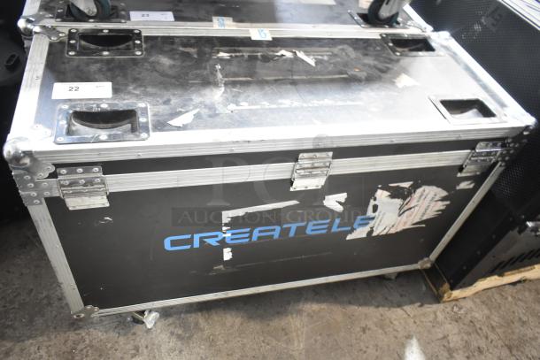 Createled AirBLADE-15 indoor SMD pieces in hard case, with visible Createled logo, in used condition.
