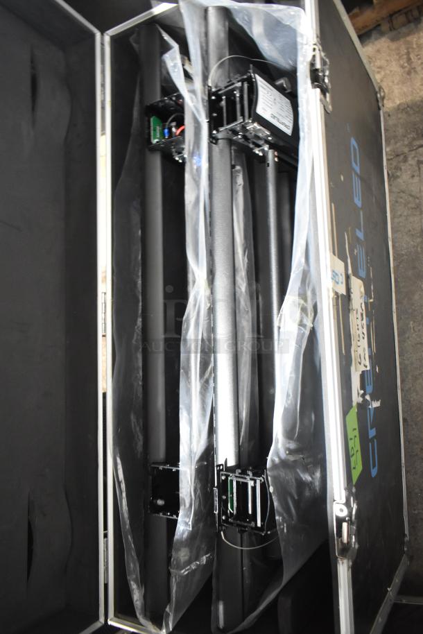 Createled AirBLADE-15 indoor LED panels, full color SMD 3 in 1, in hard case, excellent condition, visible packaging.