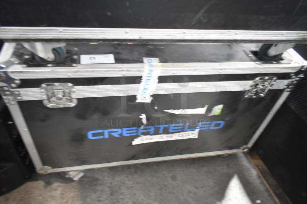 Createled AirBLADE-15 full-color SMD panels in a hard case, good condition, branded with "CREATELED."