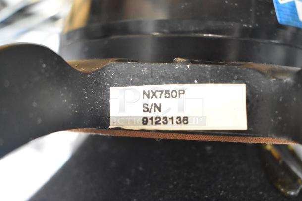Yorkville NX750P speaker label, showing serial number 9123138. Included in auction with Faital Pro 12HP1030 speaker, 8 ohms.