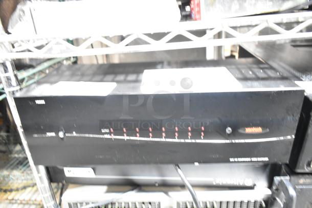 Xantech 8X8 HD Component Video Switcher, Altronix R2416300ULCB Power Supplies, visible controls and logo, auction item.