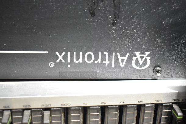 "Altronix power supply unit with visible branding and control panel, part of a lot including Xantech video switcher."