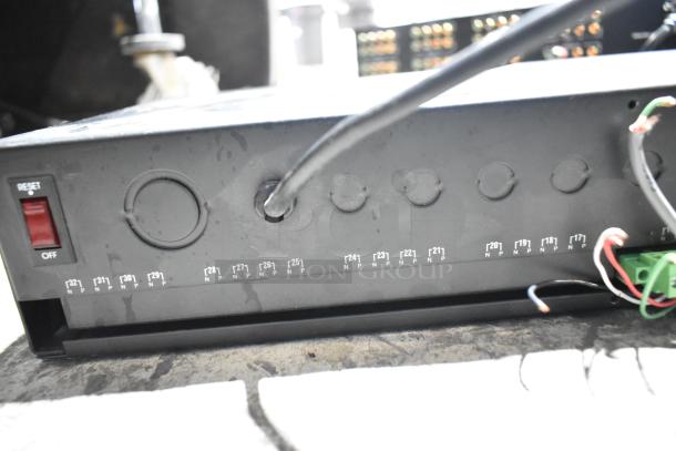 Xantech 8X8 HD Component Video Switcher, connectors visible, with Altronix R2416300ULCB Power Supply; used condition.