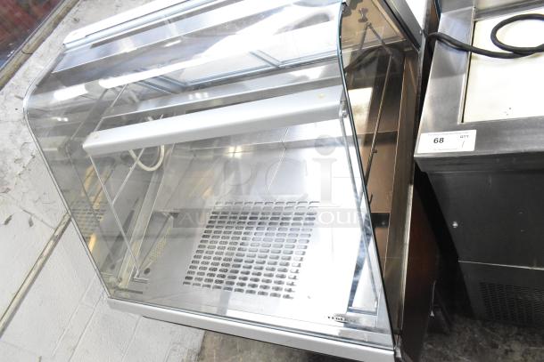 Federal Industries SQ3CB deli display case, 120V, 1 Phase, commercial floor style, glass front, excellent condition.