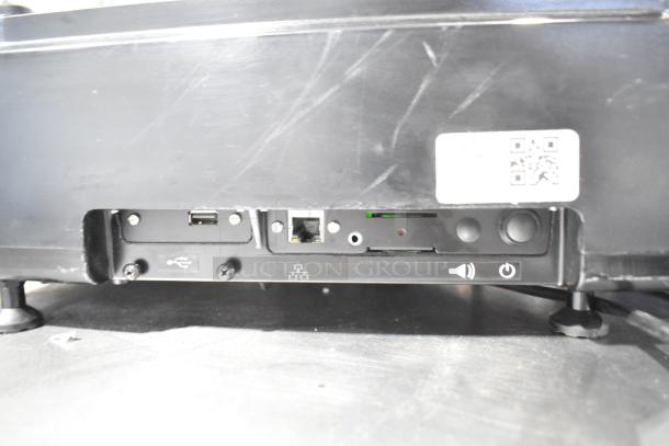 2025 Hobart HTi-7LH4W commercial countertop scale, tested and working, showing rear ports and QR code.