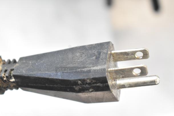 Rancilio Rocky Doser Espresso Bean Grinder, 110V, 1 Phase, no lid, visible power plug.