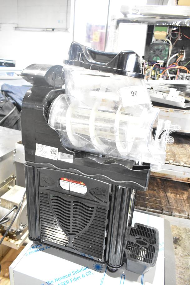 Carnival King 382SMM1 Aurora 1.6 Gal Pourover Granita Machine, new condition, visible labels, 115V, scratch and dent.