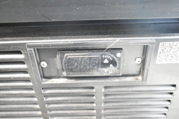 Habco SE12 Cooler control panel close-up with digital display and ventilation grille, showing temperature adjustments.