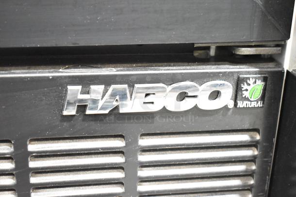 2019 Habco SE18HC cooler, front grill detail with Habco logo. 115 volts, 1 phase. Commercial use.