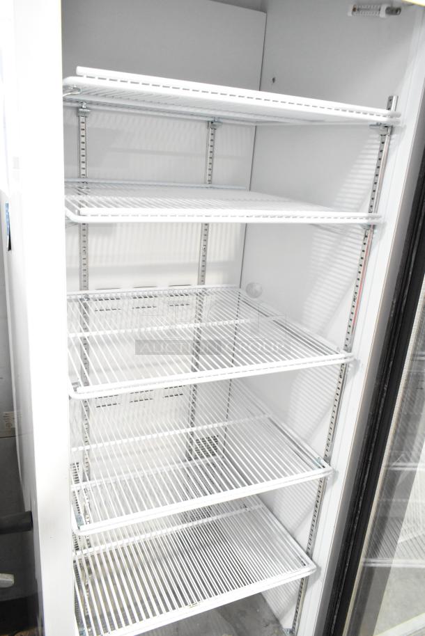 2019 Habco SE18HC commercial cooler, single door, adjustable shelves, 115 volts, excellent condition.