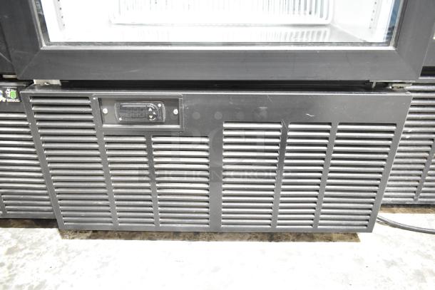 2019 Habco SE18 commercial cooler, single door, black panel with control display, 115V, good condition.