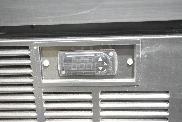 2019 Habco SE18 cooler control panel, displaying temperature. Features adjustable settings, 115 Volts, 1 Phase.