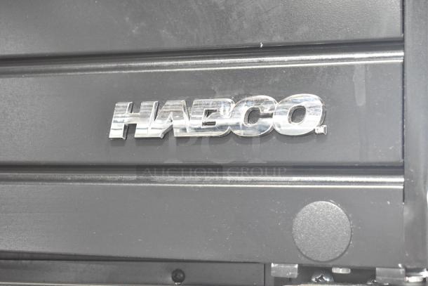 2019 Habco SE18 Commercial Cooler with single door, 115 volts, 1 phase, branded chrome logo on black surface.