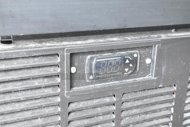 2019 Habco SE18 Commercial Cooler, digital temperature display, black vented exterior, 115 volts, good condition.