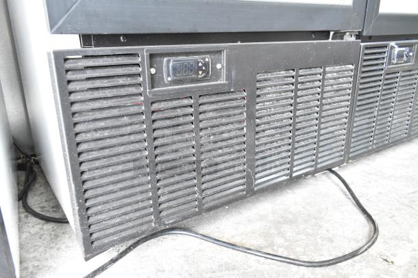 2019 Habco SE18 commercial cooler, single door, digital display, 115 volts, 1 phase, visible vents, and power cord.