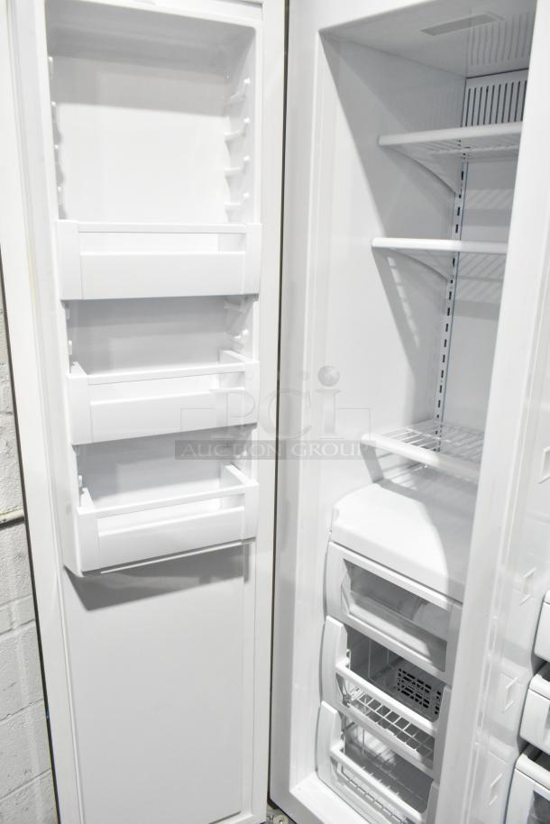 Viking Reach In Cooler with Freezer, 115 Volts, 1 Phase, features adjustable shelves, pristine white interior.