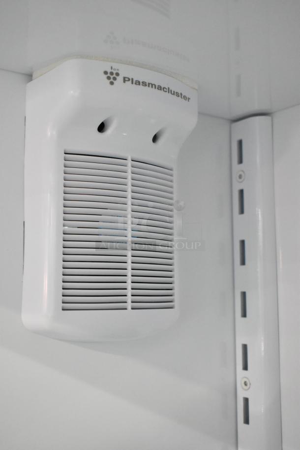 Viking Reach In Cooler with Freezer, Ion Plasmacluster technology, 115 Volts, 1 Phase. Interior detail view.