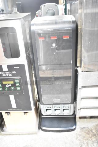 Georgia Pacific Dixie Ultra 3 Well Dispenser, model Z-100274-01, black and silver, countertop, excellent condition.