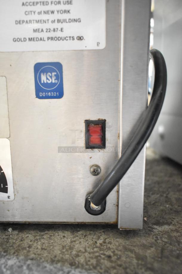 Gold Medal 2191 Countertop Cheese Warmer, stainless steel, NSF certified, 120V, 1 Phase, with on/off switch.