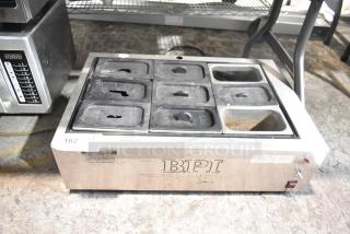 Brain Power Inc DRS1090 Automatic 4-Stroke Gradient Lensor, 120V, 1 Phase, stainless steel, identifiable marking "BPI".