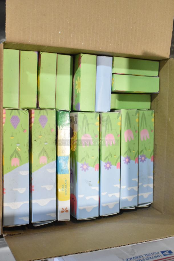 Box of 10 candy varieties, including Mamba, Lindt Lindor, Russell Stover. Decorative packaging, new condition.