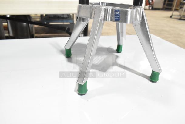 BRAND NEW Garde 181DC14 1/4" Heavy-Duty Vegetable Dicer, silver frame with green feet, NSF label visible.