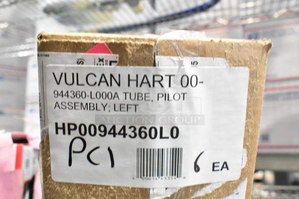 Box with Vulcan Hart 00-944360-L000A Tube, Pilot Assembly; Left. New condition, barcode HP00944360L0 visible.
