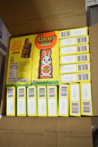 10 HUGE Boxes of Various Easter/Holiday Candy Including Reeses Bunnies. 10 Times Your Bid! Gallery Picture Only Shows ONE of the Boxes; See Additional Pictures for the Rest of the Candy!!