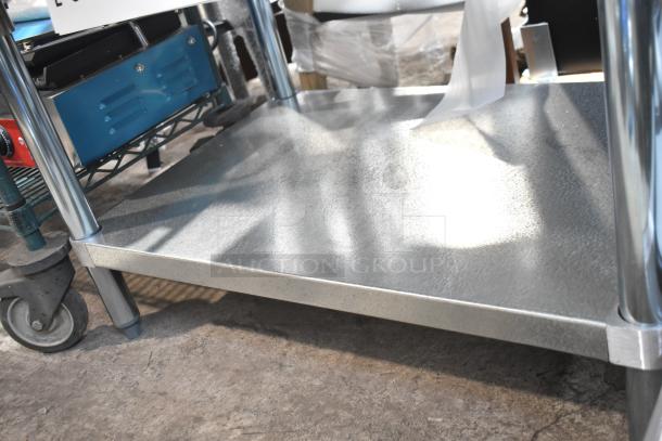 Advance Tabco HF-2G-LP hot food table, new condition, stainless steel construction with visible open well design.