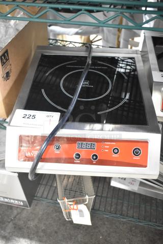 Brand new 2025 Avantco 177IC3500 countertop induction range, 208-240V, 1 phase; minor scratches and dents; digital controls.